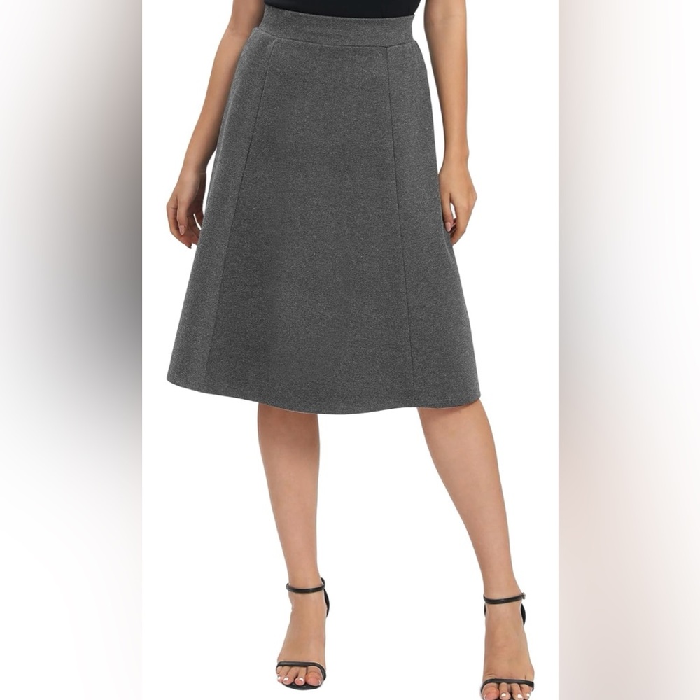 Elegant Gray Women's Skirt